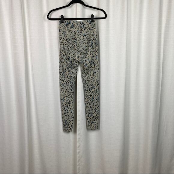 Varley Cream Blue&Black Century Animal Print Leggings Sz.XS - Picture 10 of 16